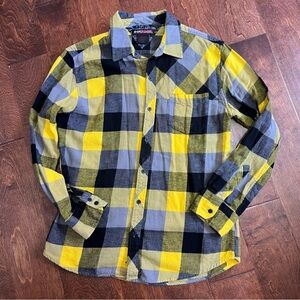 Tony Hawk Flannel Button Down Medium